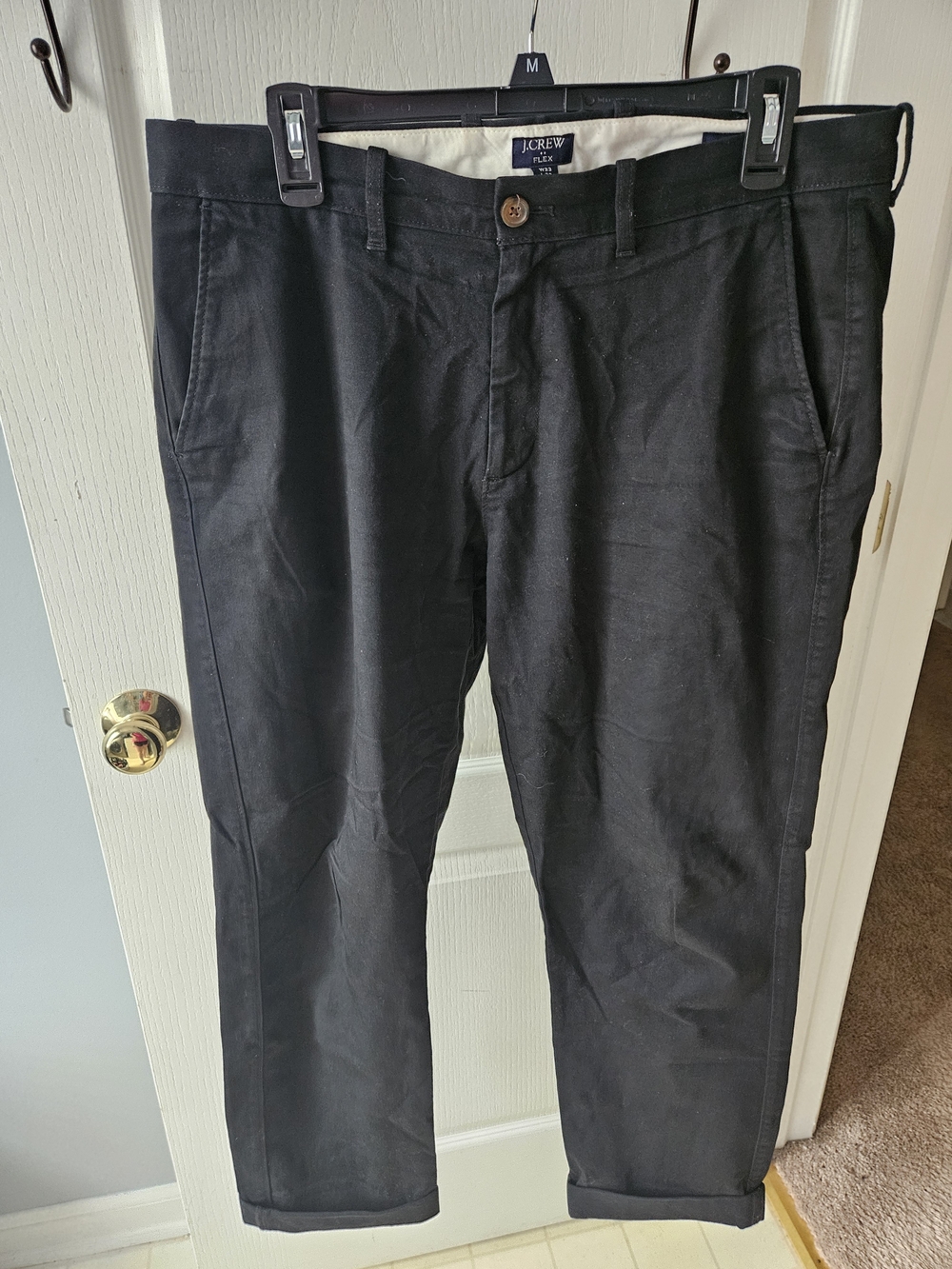 J. Crew Black Chinos